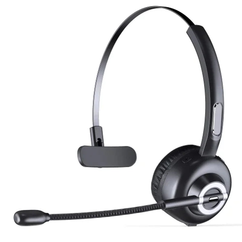 Boom Mic Wireless Headphone for TCL 10 5G UW Phone - Headset Hands-Free Earphone Over-The-Head Noise Isolation D6A Compatible with TCL 10 5G UW