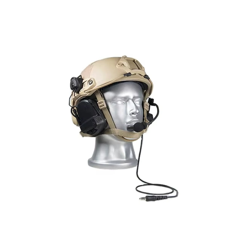 Hearing Protection Situational Awareness Tactical Headset for Combat Helmet