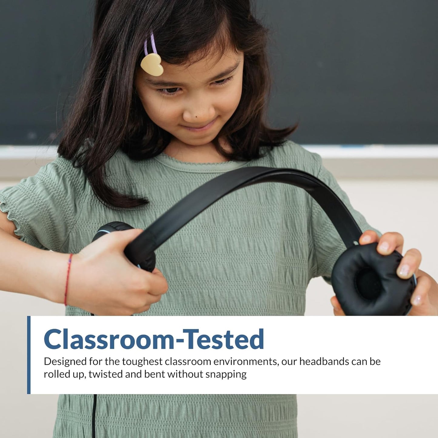 3.5Mm Stereo Headset (AC-5002) with Noise Canceling Microphone for Pcs, Tablets, and Cell Phones in the Classroom or Home