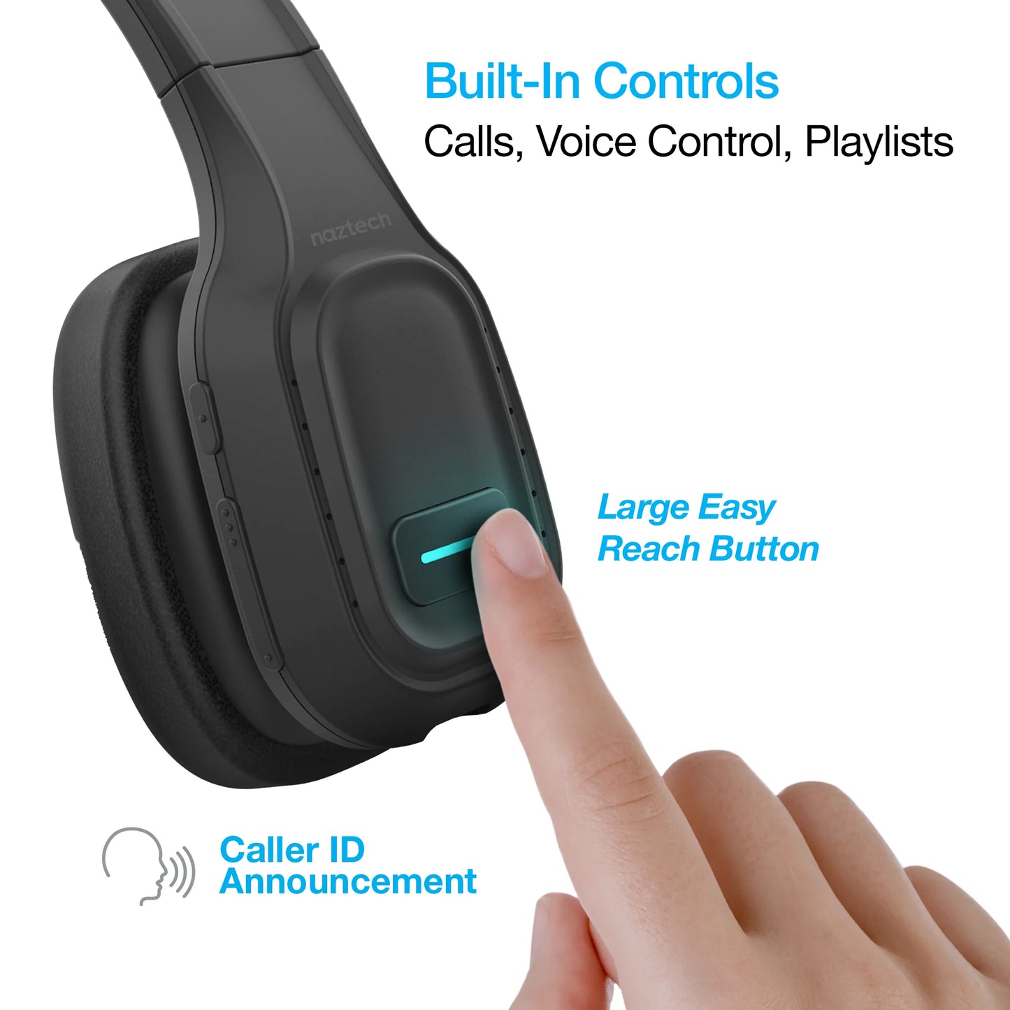 Naztech NXT-700 Xtreme Noise Cancelling Headset - Car Black (15443-HYP)