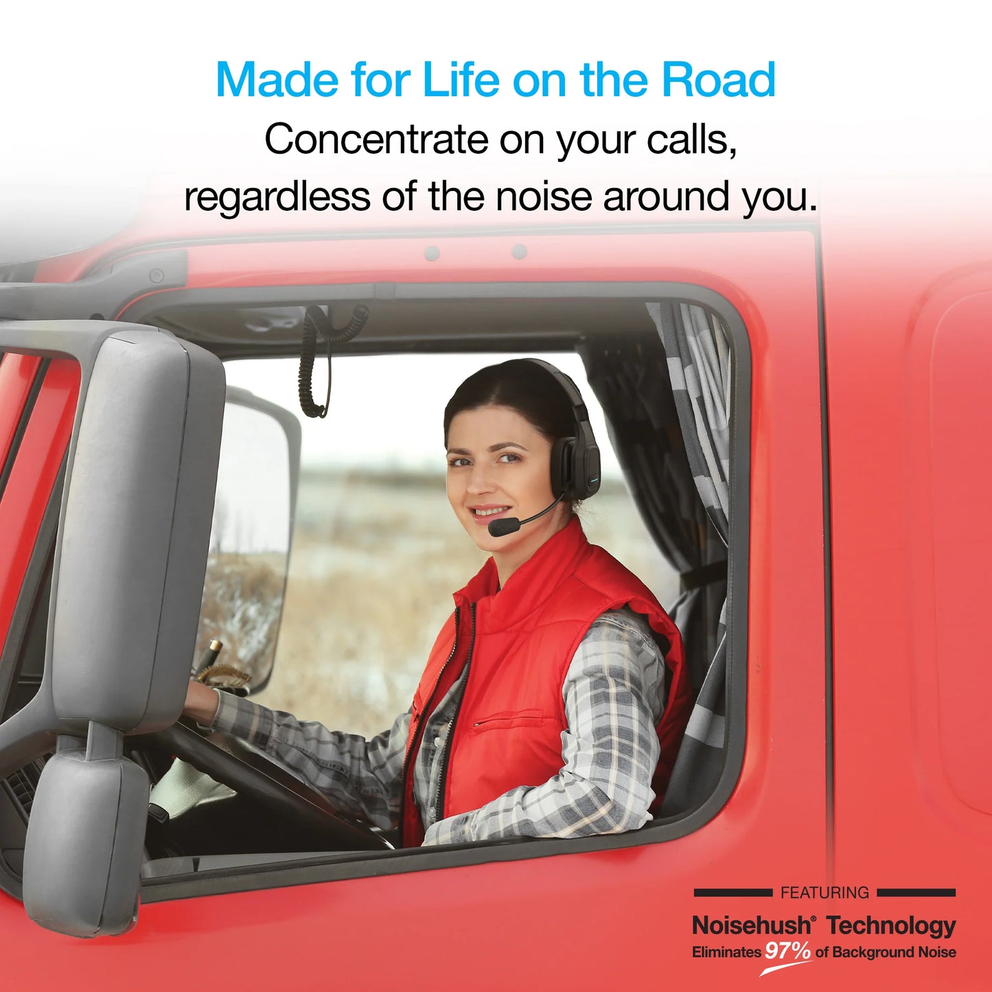 Naztech NXT-700 Xtreme Noise Cancelling Headset - Car Black (15443-HYP)