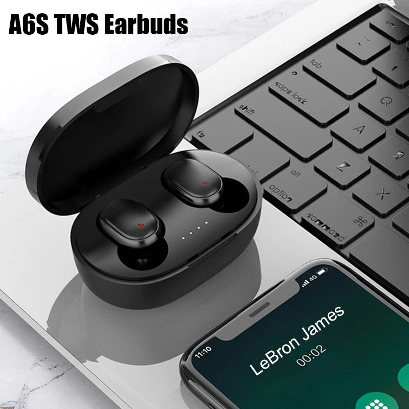 A6S Bluetooth Headset Earphone TWS Sports Headset E7S Touch Mini Wireless Bluetooth Headset 5.0 Touch Touch Headset