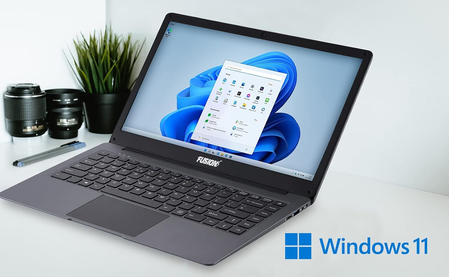 14.1" Full HD Windows 10 Professional Slim N Light Laptop, Revolutionary Design - 4GB RAM, 128GB Storage S14+ Model Lapbook, Celeron, USB 3.0, 5Ghz Wifi, Expandable Storage (128GB)