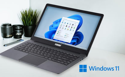 14.1" Full HD Windows 10 Professional Slim N Light Laptop, Revolutionary Design - 4GB RAM, 128GB Storage S14+ Model Lapbook, Celeron, USB 3.0, 5Ghz Wifi, Expandable Storage (128GB)