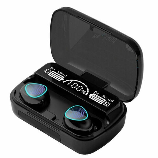 Bluetooth Wireless Earbuds Headphone Noise Cancelling Voice Very Strong Bass