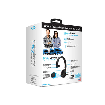 Naztech NXT-700 Xtreme Noise Cancelling Headset - Car Black (15443-HYP)